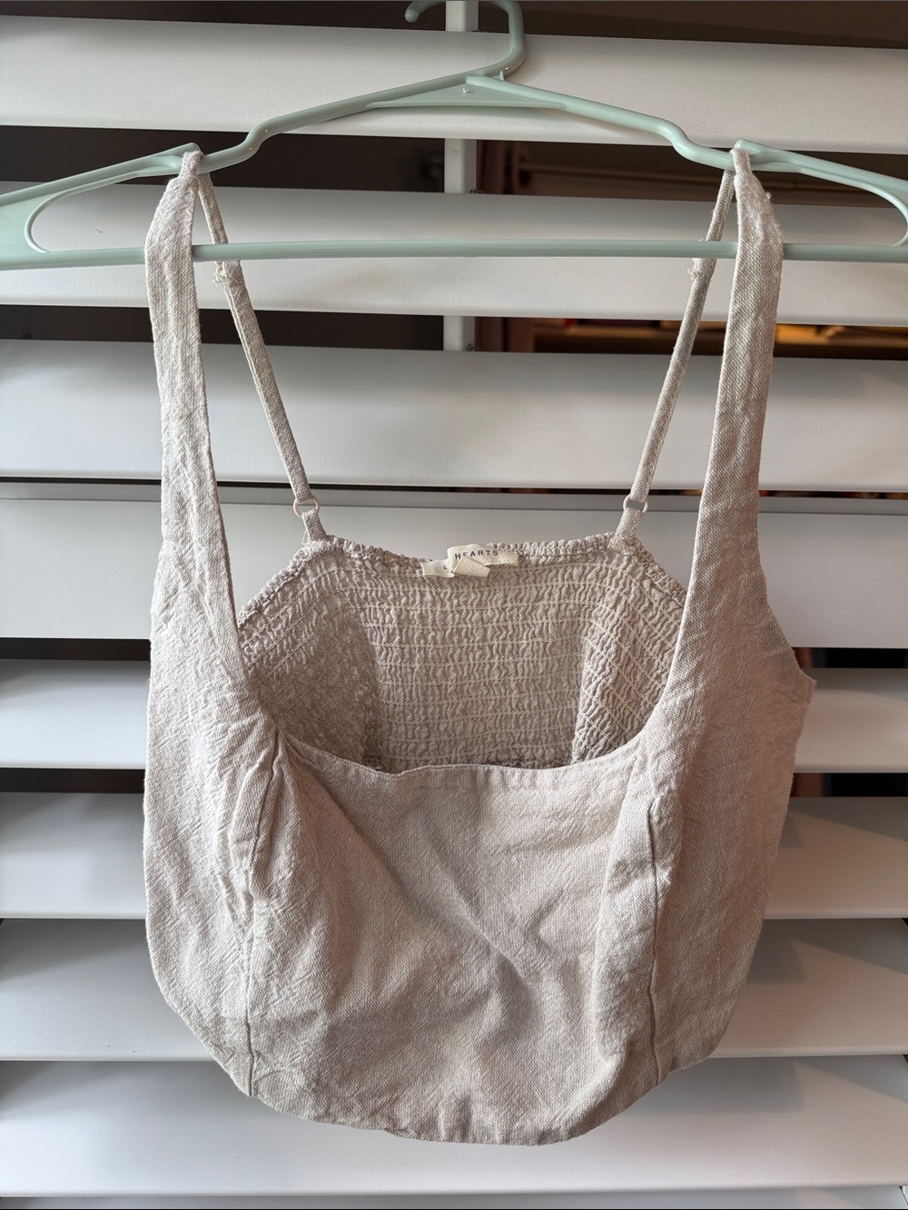 Everyday Linen-Blend Tote Bag in Light Beige